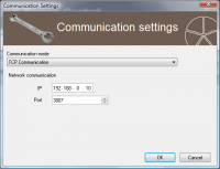 DISE Screen Control Communication Settings.png